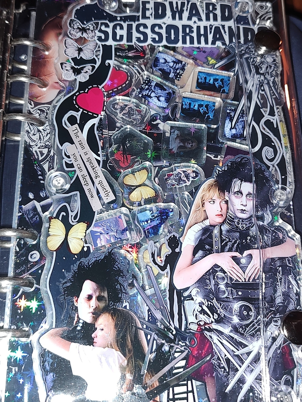 New! A5 Size Edward Scissorhands Shaker Notebooks/ Photo Book